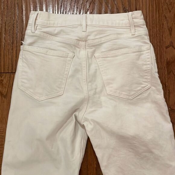 Frame Le Original high rise straight button fly jeans au natural 26 - Picture 14 of 16